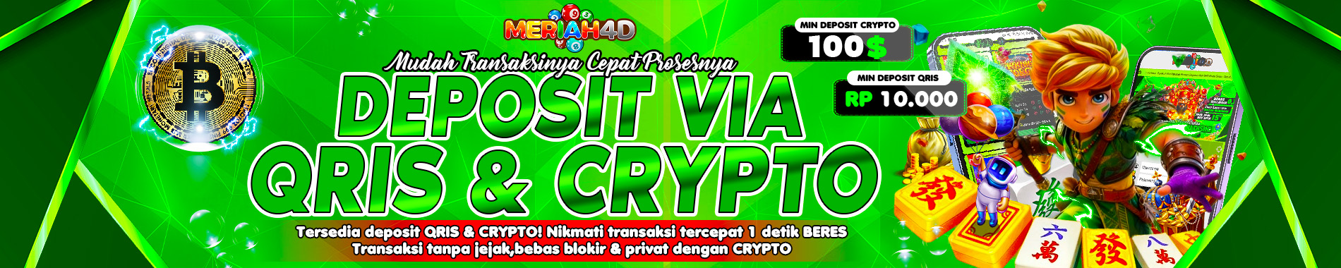 BANNER QRIS MERIAH4D